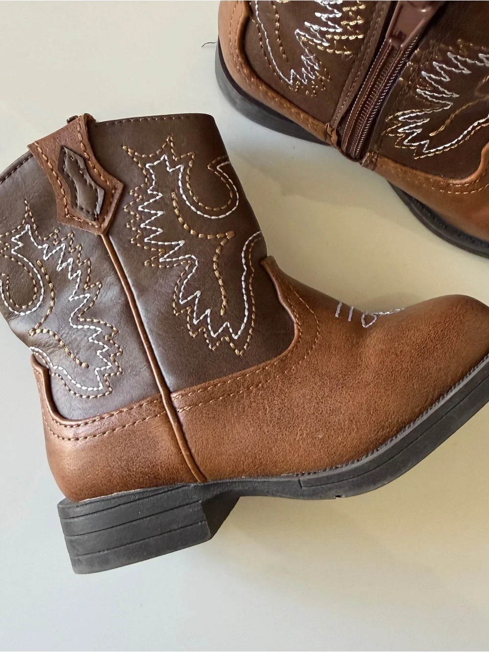 Kids Brown Cowboy Boots